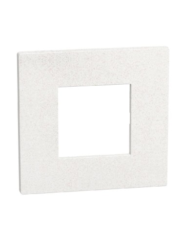 Plaque Light Now 2 modules blanc mat RAL 9001