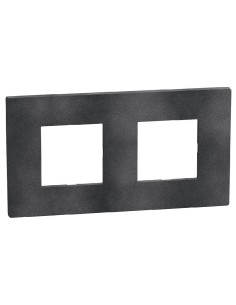 Light Now 2x2 Module Plate Matte Black RAL 9004