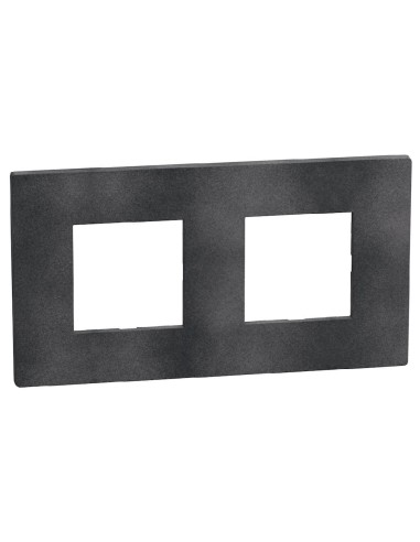 Light Now 2x2 Module Plate Matte Black RAL 9004