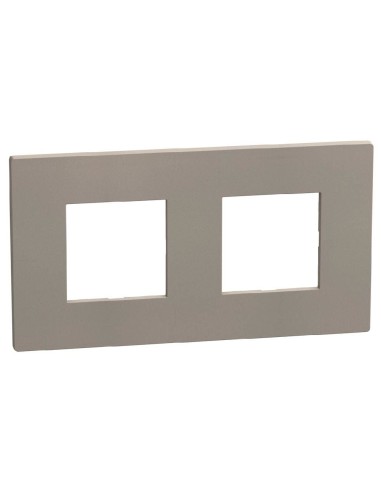 Light Now 2x2 Module Plate Stone Grey Matte Finish