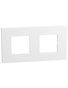 Plaque Light Now 2x2 modules blanc mat 166x90 mm