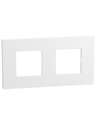 Plaque Light Now 2x2 modules blanc mat 166x90 mm