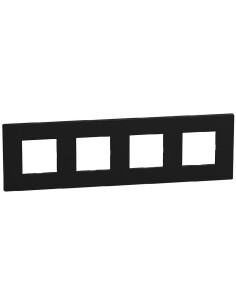 Light Now Abdeckung 8 Module Mattschwarz 308x90 mm RAL 9011