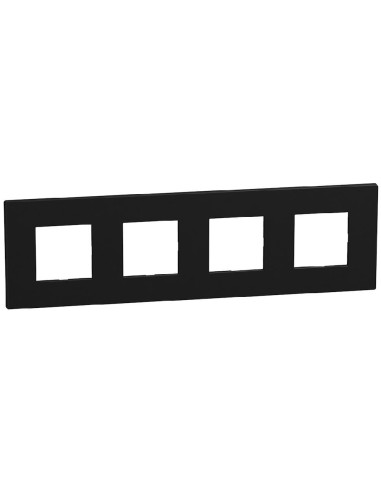 Light Now Abdeckung 8 Module Mattschwarz 308x90 mm RAL 9011