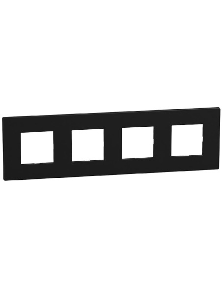 Light Now Abdeckung 8 Module Mattschwarz 308x90 mm RAL 9011