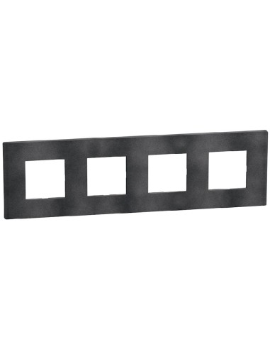 Platte Light Now 8 Module Mattschwarz 308x90 mm RAL 9004