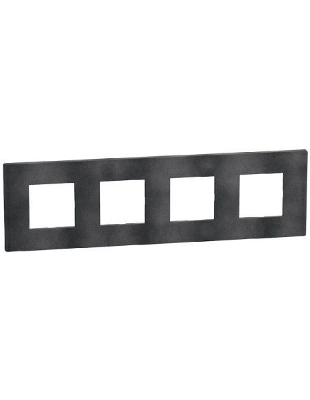 Platte Light Now 8 Module Mattschwarz 308x90 mm RAL 9004