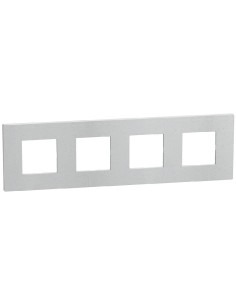Light Now 8-module plate white textured 308x90 mm