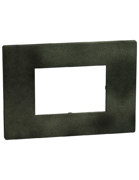 Placa Light Now 3 módulos Dark Green mate