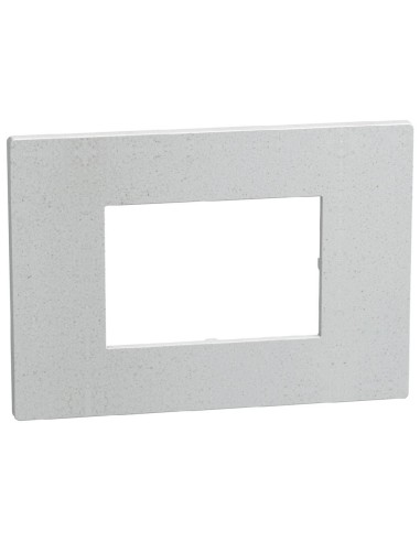 Plaque 3 modules Light Now blanc mat
