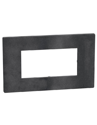 Platte Light Now 4 Module Mattschwarz RAL 9004