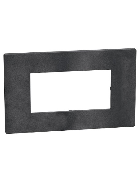 Platte Light Now 4 Module Mattschwarz RAL 9004