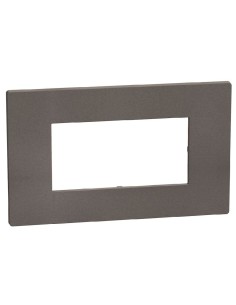 Placca Light Now 4 moduli Moka Stone