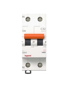 MCCB RX 1P+N 32A C-curve 2 modules