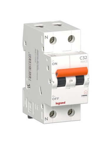 MCCB RX 1P+N 32A C-curve 2 modules
