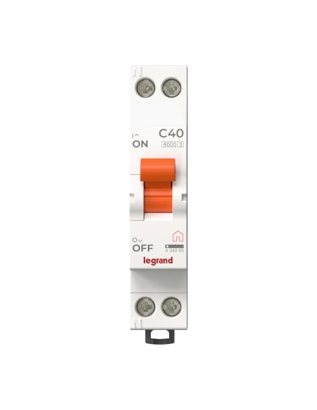 Interruttore magnetotermico 1P+N 40A Curva C 230V 1 modulo