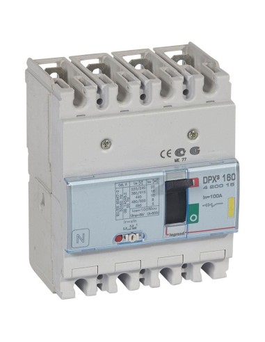 Interruttore automatico MCCB 4P 100A Icu 16kA