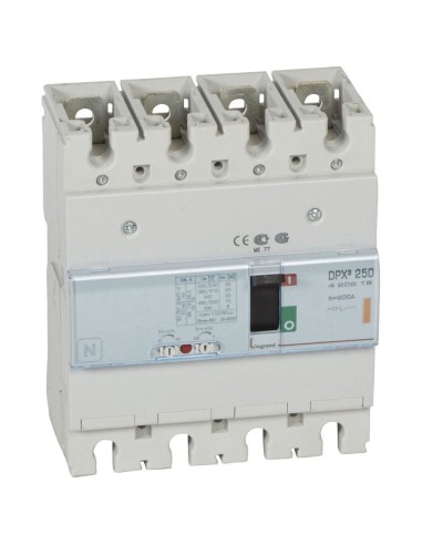Automático MCCB DPX³ 250 4P 200A Icu 25kA