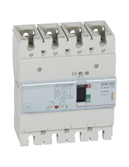 Automático MCCB DPX³ 250A 4P Icu 25 kA