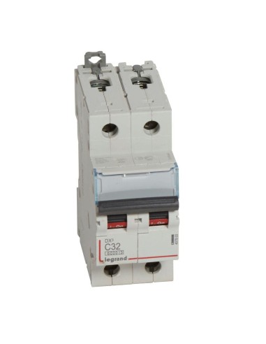 Magnetotérmico 2P 32A curva C 10kA