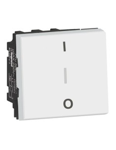 Mosaic Easy-Led two-pole switch 10 AX 250 V 2 modules white