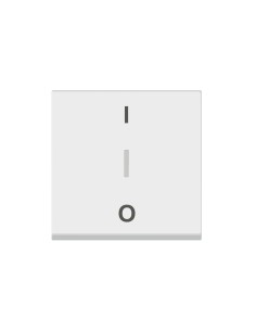 Mosaic Easy-Led two-pole switch 10 AX 250 V 2 modules white 2