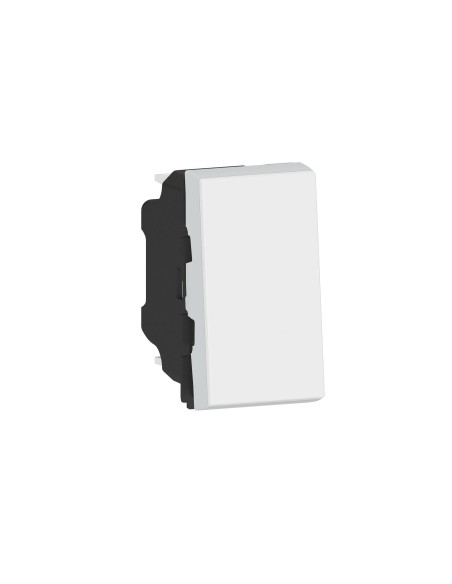 Mosaic EasyLed Push Button 1 Module 6A 250V White