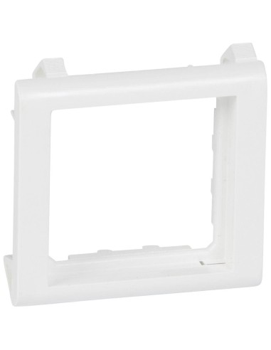 Soporte Mosaic para panel 2 módulos blanco