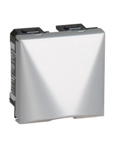 Kabelauslass Mosaic 2 Module Aluminium mit Halter