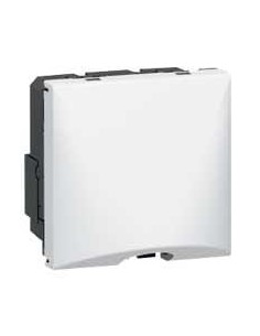 Mosaic Cable Outlet 2 Modules 10A with Retainer White