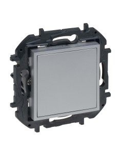 Blindabdeckung und Adapter Mosaic Niloé Step 2 Module Aluminium