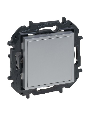 Blindabdeckung und Adapter Mosaic Niloé Step 2 Module Aluminium