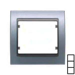 Marco 3 elementos vertical ALUMINIO PRUSIA BJC 22103-AP