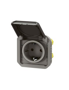 Plexo Modular Socket Outlet IP55 2P+T 16A Anthracite 2