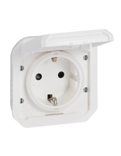 Base de corriente modular Plexo IP55 2P+T 16A blanca