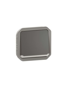 Plexo Anthracite Bidirectional Illuminated Switch 10AX IP55