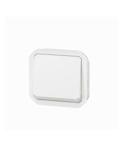 Plexo 10AX IP55 White Double Switch 2