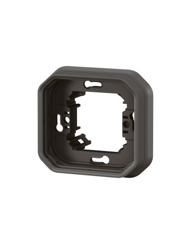 Cadre encastrable Plexo modulaire 1 module anthracite