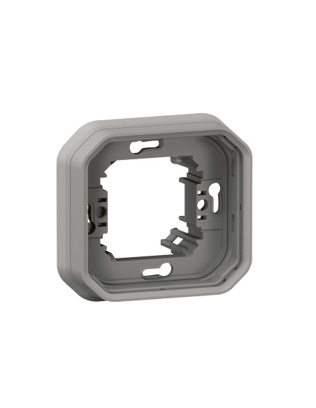 Plexo modular recessed frame 1 module grey