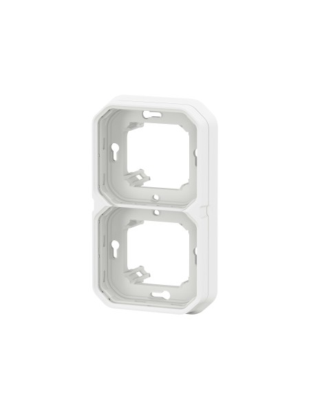 Plexo white modular recessed frame 2 modules