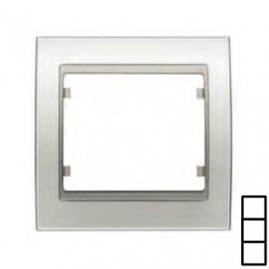 Marco 3 elementos vertical BLANCO PERLA MABE BJC 22103-BP