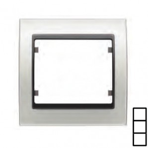 Marco 3 elementos vertical BLANCO PERLA MABE COSSO BJC 22103-BPC