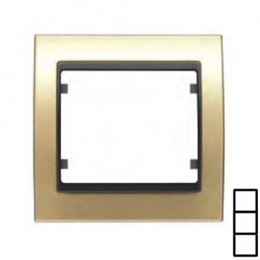 Marco 3 elementos vertical DORADO BJC 22103-DG