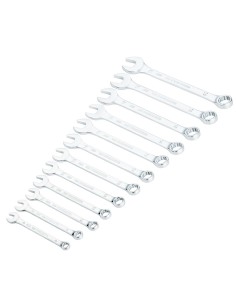 Jogo 12 chaves combinadas slim 8-19 mm com suporte