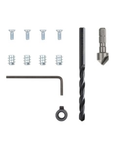 Cup hinge repair kit for cabinets, 12 pieces