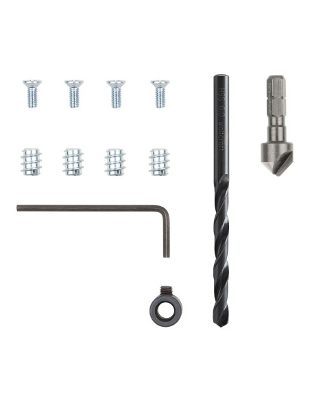 Cup hinge repair kit for cabinets, 12 pieces