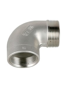 Codo 90º macho hembra 3/4" acero inoxidable 316