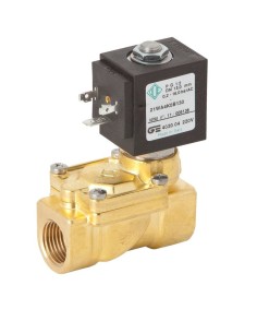 2-way Indirect Brass Solenoid Valve 1" 220V