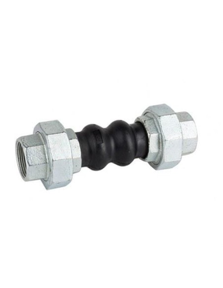 Douille élastique double ondulation 1" EPDM raccords galvanisés