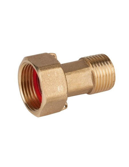 Racor de duas peças 3/4x1/2 polegadas para contador de água